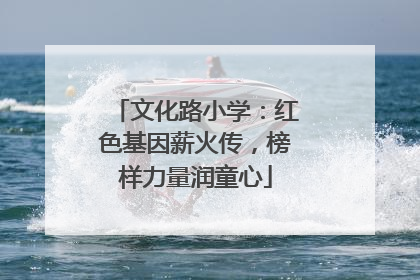 文化路小学：红色基因薪火传，榜样力量润童心